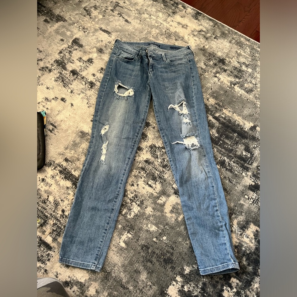 Distressed Guess Jeans